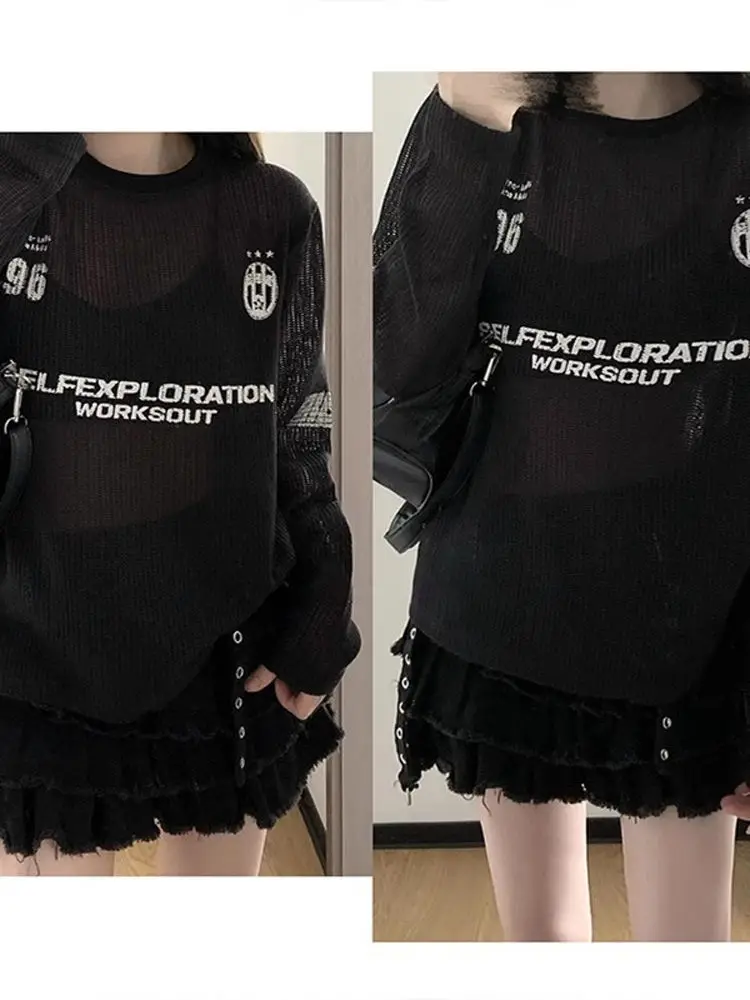 Lage Taille Bla Denim Rok Vrouwen Zomer Nieuwe Sle Punk Y2K Ort Rok Koreaanse Sle Pendelen Hoge Taille A-lijn rok