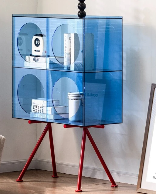 

Акриловый шкаф для фигурок, креативный небольшой боковой шкаф в гостиной, входной шкаф от пола до потолка у стены