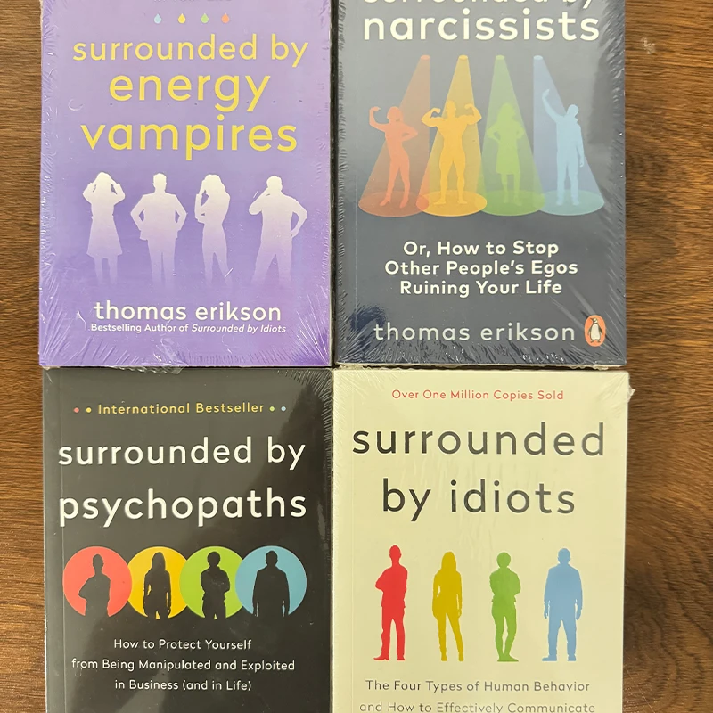 Thomas Erikson Collection Surrounded by Idiots Series Psychology Improve Communication Relationship English Paperback