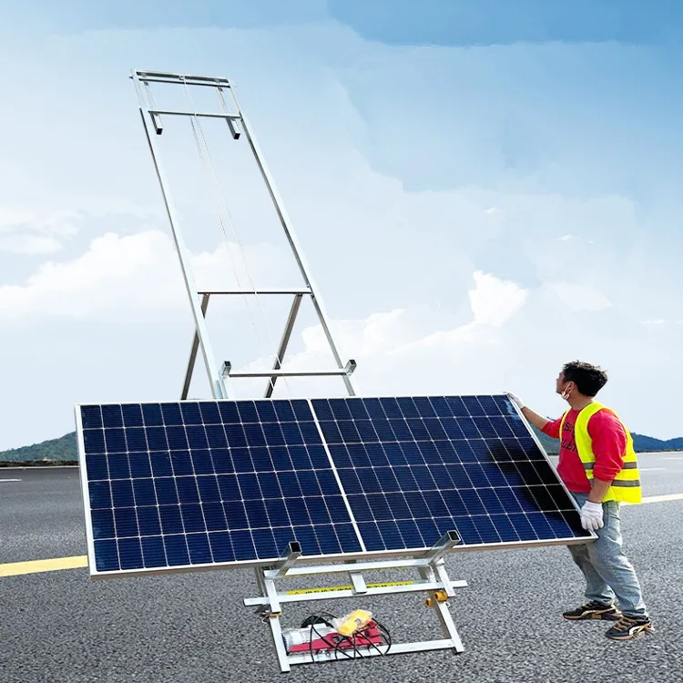 Wendy 20M Solar Panel Installation Ladder Electric Photovoltaic Panel Hoist Lift Ladder For Solar Panel Lift