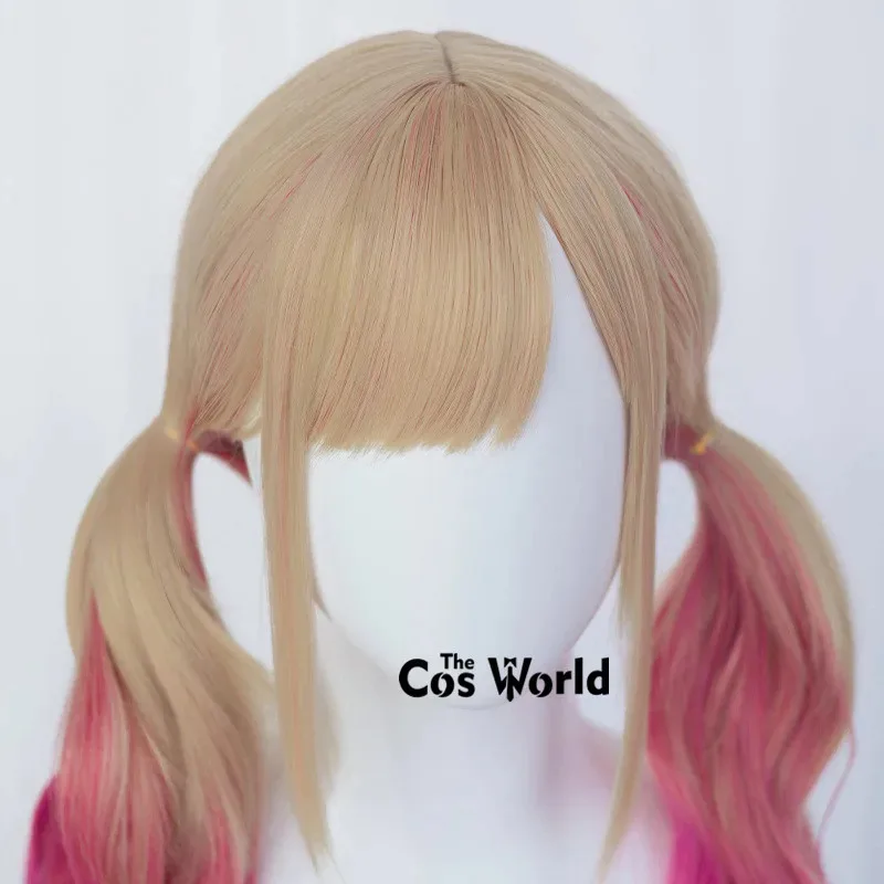 My Dress-Up Darling Kitagawa Marin Cat 60cm Long Wavy Anime Cosplay Wigs Fiber Heat Resistant Synthetic Hair + Wig Cap