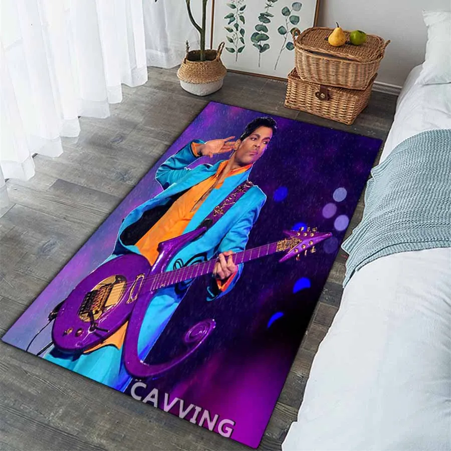 

Prince Rogers Nelson 3D Print Carpets Flannel Rugs Anti-slip Large Rug Carpet Home Decoration for Living Room Bedroom