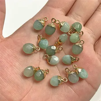 5顆6x10毫米刻面天然石橢圓形吊墜,適用於DIY珠寶製作,項鍊耳環寶石配件批發 8 最佳銷售 寶石飾品 - №4