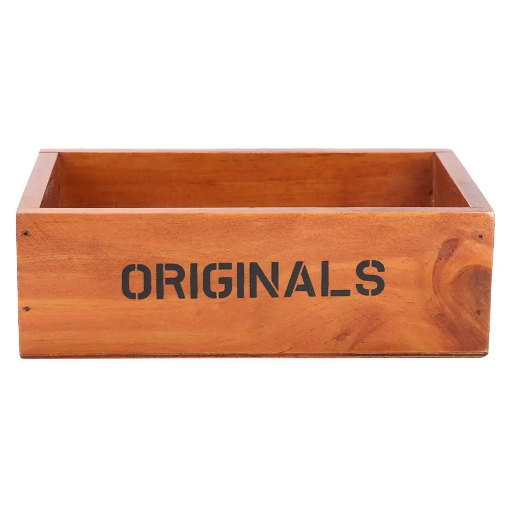 

High Quality Wooden Succulent Flowerpot Elegant Planter Decorative for home Gardening Micro Landscape Decor