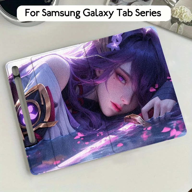 

Overlord Anime Comic Popular For Samsung Galaxy Tab S9 S10 S6 S7 S8 FE Plus Lite Inch Foldable Cover Tablet Case