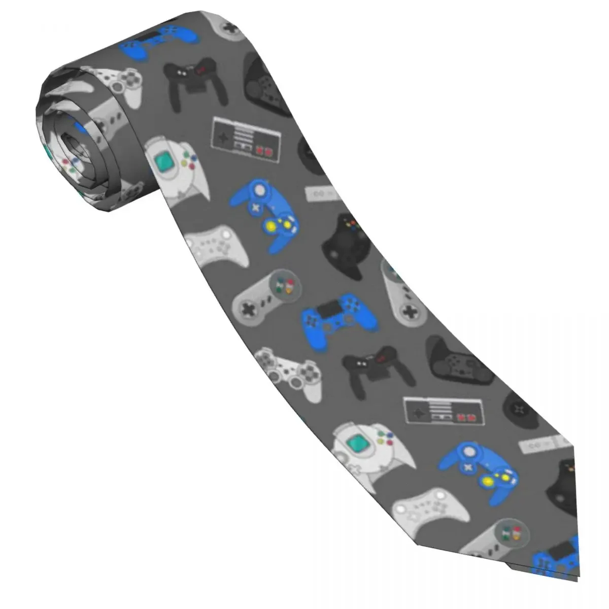 Video Game Controller Tie For Men Women Necktie  Clothing Accessories