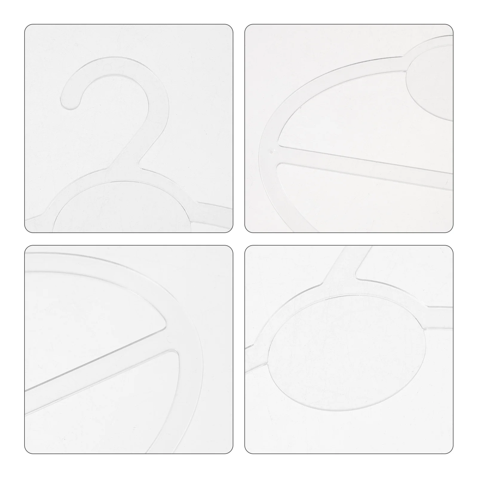 

10pcs Round Hook Scarf Hanger Belt Tie Organizer Closet Storage Rack Shawl Display Hanger For Wardrobe Clothes Hangers Plastic