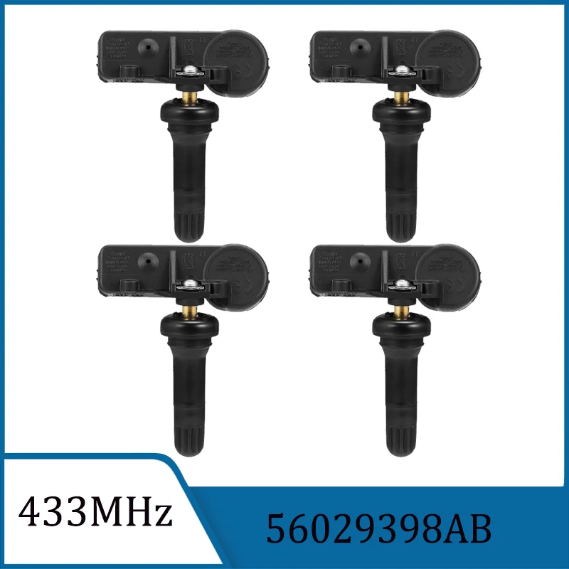 

New 56029398AB 433MHz Tire Pressure Sensor TPMS For Dodge Ram Challenger Chrysler 300 Jeep Grand Cherokee Fiat 500 56029398AA