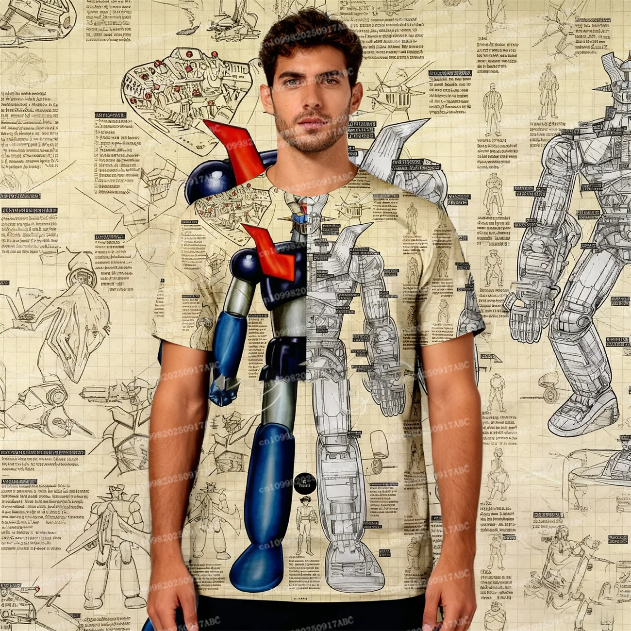 

Dropshipping Clocl Mazinger Z 3D Printed Summer Men's Tshirt Kids T-shirt Harajuku Street Shirt Tee Tops Women Tshirt Clothing