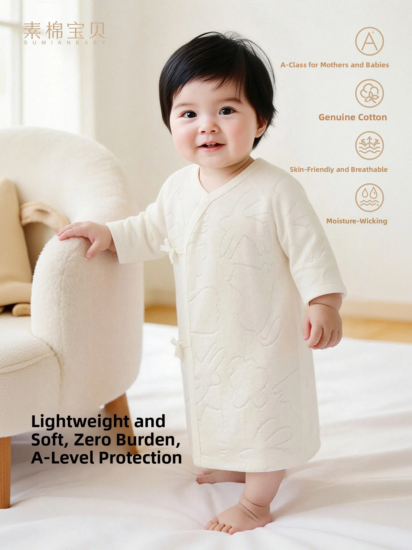 vestaglia-da-notte-per-neonati-in-puro-cotone-modello-sottile-a-maniche-lunghe-abbigliamento-per-casa-con-design-a-laccetti-traspirante-per-l'estate