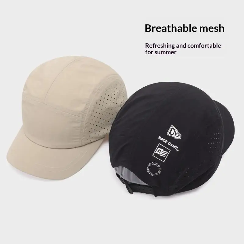 Schnelltrocknende Mesh-Baseballkappe - Atmungsaktiv, leicht, UV-Schutz, Sonnenschutz, für Männer, Frauen, Paare, Outdoor-Wanderungen – Detail 5