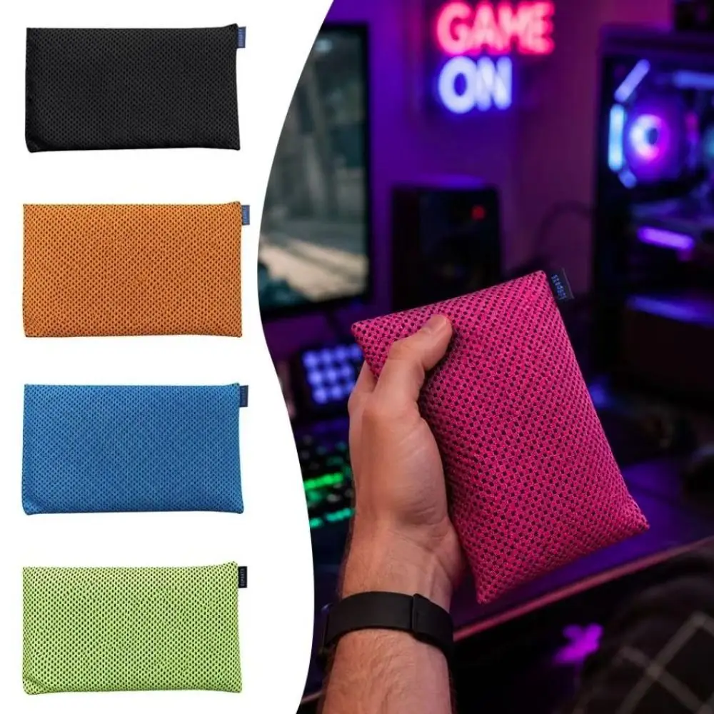 Durable Esports Hand Sweat Bag Washable Mesh Material Mesh Esports Bag Sweat Absorbing Reusable Sweat Absorbing Bag Esports Use