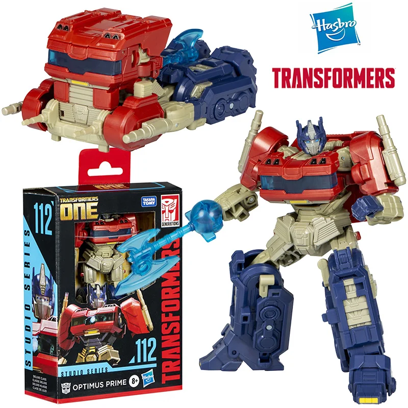 Hasbro Studio Series SS112 Transformers One Optimus Prime 12Cm Deluxe Class Oryginalna figurka akcji Model Zabawka Kolekcja prezentów