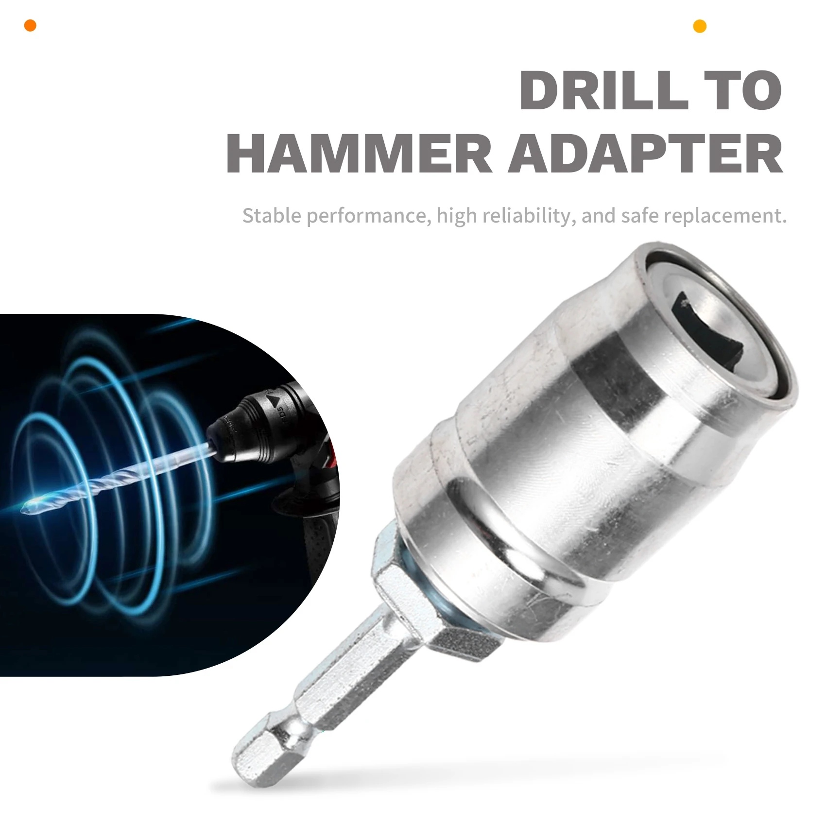 

ABKO-Electric Hammer Adapter Electric Drill To Hammer Square Handle Quick-Release Chuck Adapter Power Tools