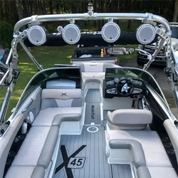 Customized 1997 Mainship 34 Swim Platform Cockpit Pad Boat EVA Foam Teak Deck Floor Mat for Cabin/Deck Decoration Anti-slip Mat