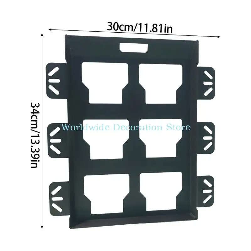 Q39B Packouts Wall Crate Storage for Power Tool Mounting نصف عرض ملحقات حامل الأدوات الصغيرة