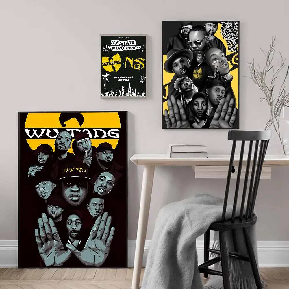 W-WU-T--TANG C-CLAN Band Poster Print A5 A4 A3 A2 Wall Art Decor For Room Office Gift For Fans view 2