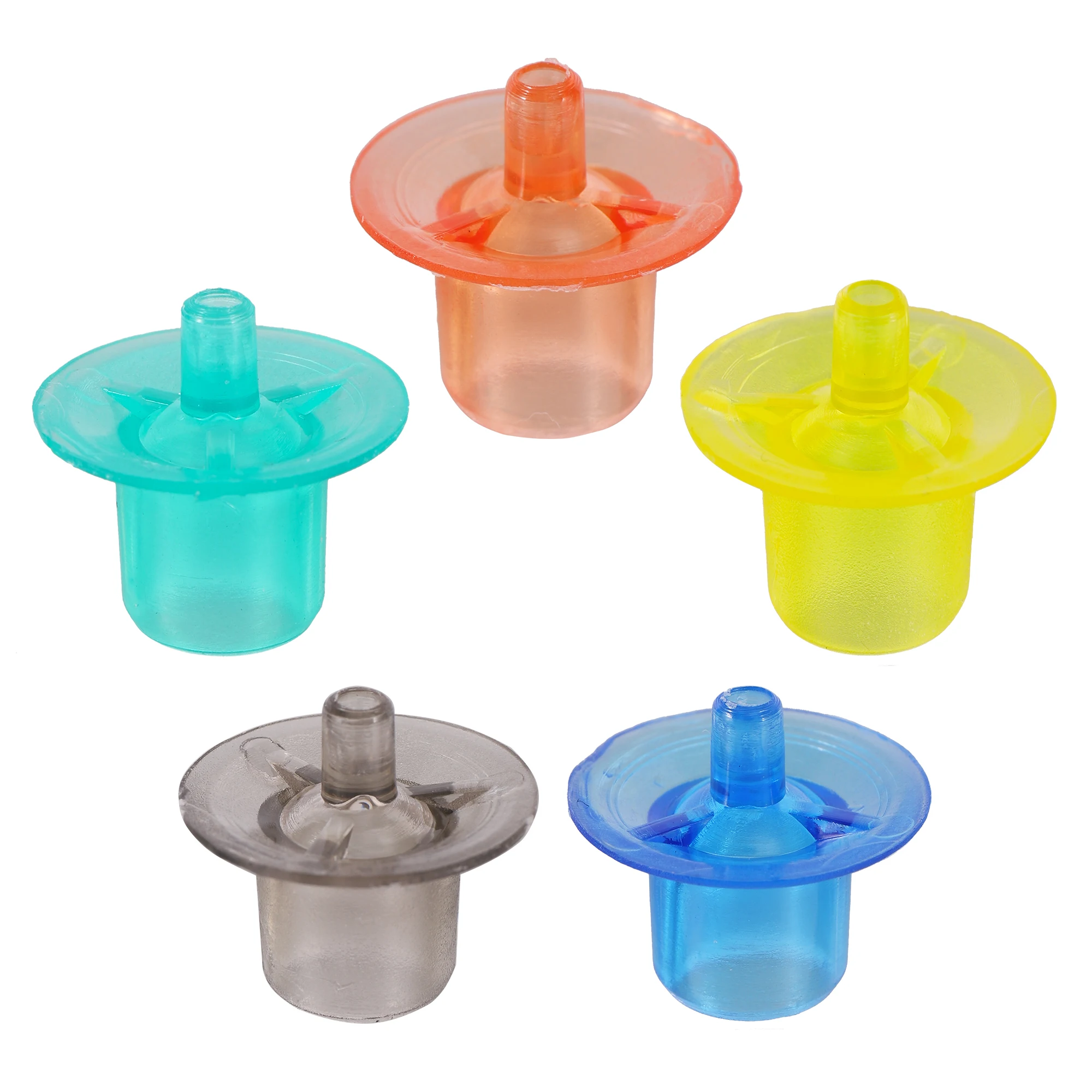 100Pcs/Bag Beekeeping Queen Rearing Cell Cups Base Mount Pin Cell Cups 5 Colors Beekeeping Professional Tools Rearing Cell Cups