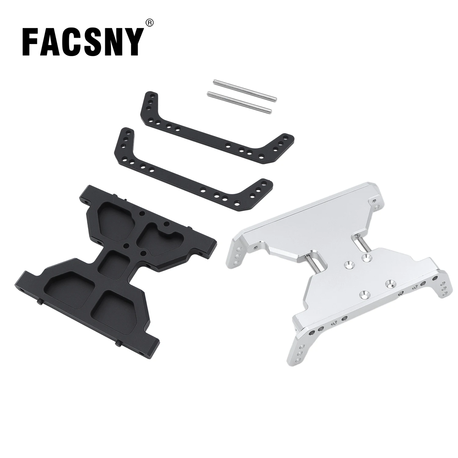 Anodized Aluminum Chassis Skid Plate Metal Transmission Plate For 1/10 RC Crawler Axial Scx10 Capra 1.9 UTB Upgrade Parts