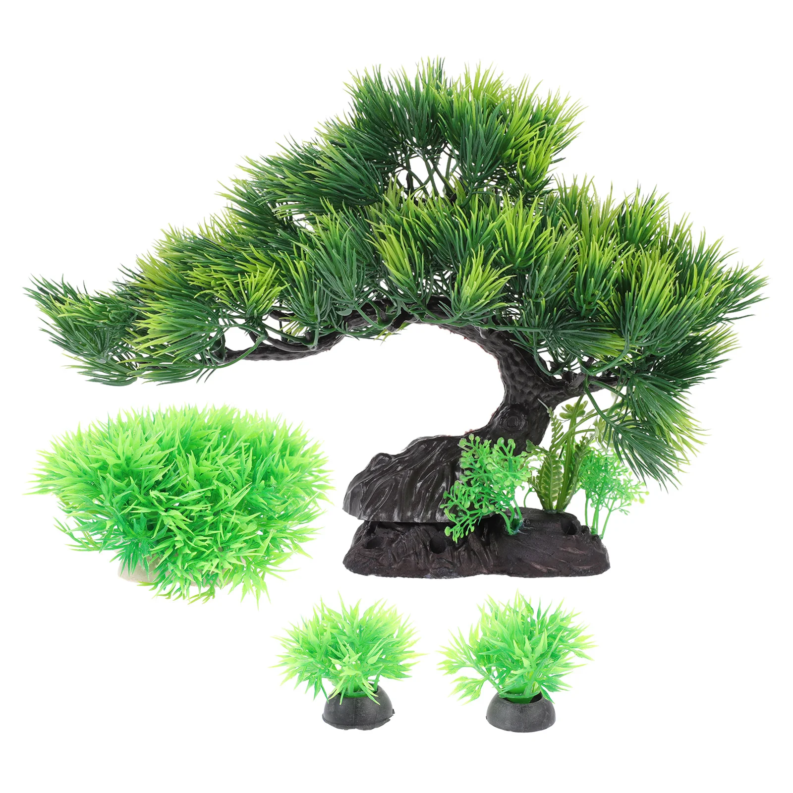 

1Set Resin Pine Tree Craft Aquarium Water Plants Decor Realistic Fish Tank Landscape Enhancement Natural Aquatic Ornament