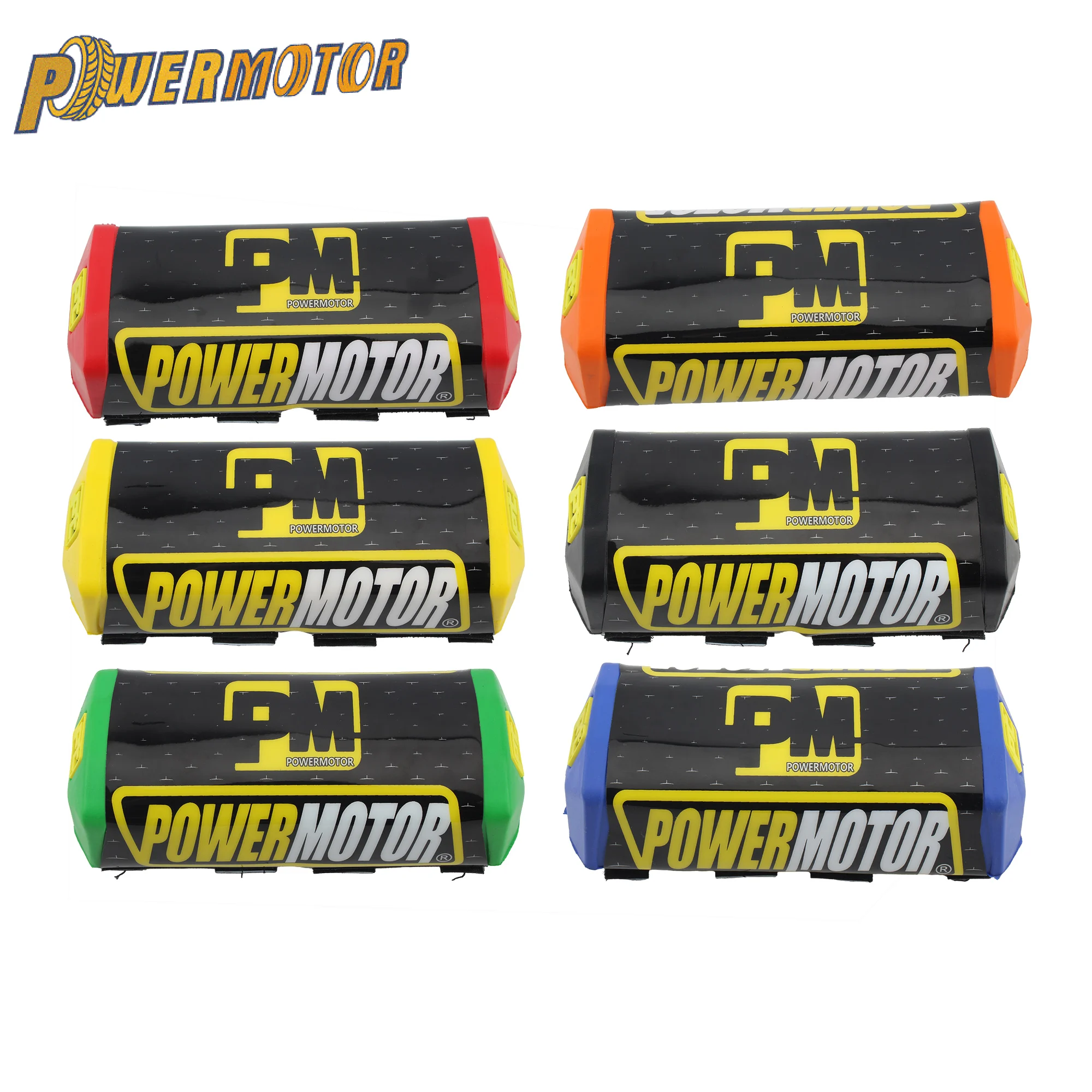 Motocross Square Handlebar Bar Pad Fat Chest Protector Cross Bar for 1-1/8 Handle Bar Motorcycle Dirt Pit Bike Universal Parts