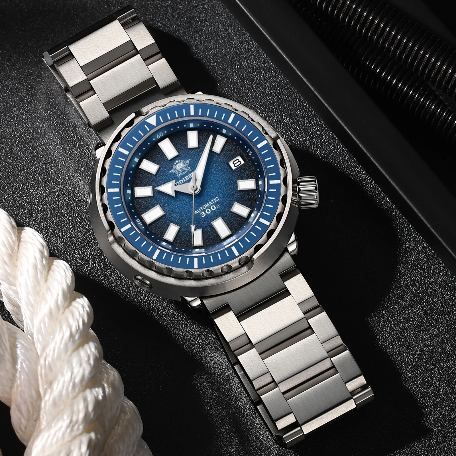 ADDIESDIVE automatyczne zegarki dla mężczyzn Sapphire AR Coated wodoodporny 30Bar zegarek dla nurka ze stali nierdzewnej Luminous nowy AD2090 luksusowy zegarek