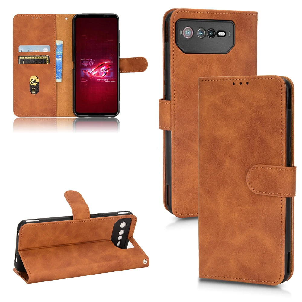 Wallet Stand Flip Leather Case For Asus ROG Phone 6 Pro 5S 5 3 Strix 2 Zenfone 8 Flip 7 Pro Wallet Cases