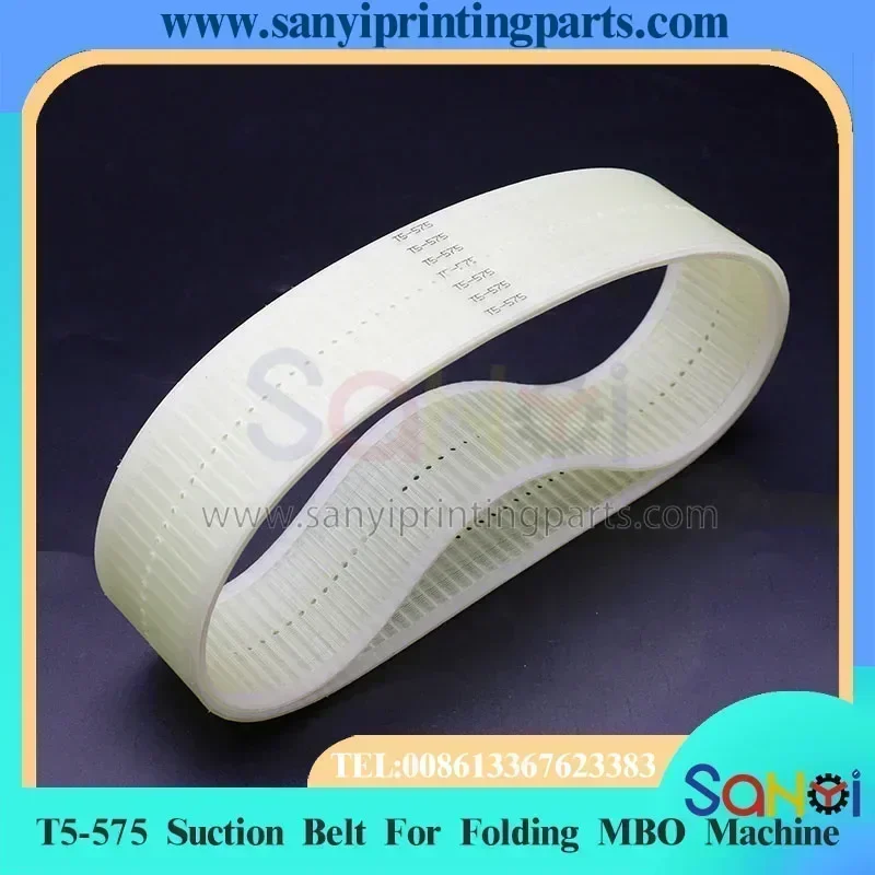 2 Pieces Best Quality T5-575 Suction Belt Size:575x50 For Folding MBO Machine Parts
