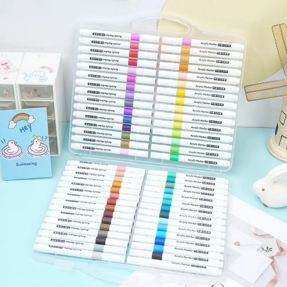 

Водостойкие 12/24/36/48/60 цветов акриловый маркер для рисования граффити художественная живопись маркеры ручки для рисования DIY ремесла