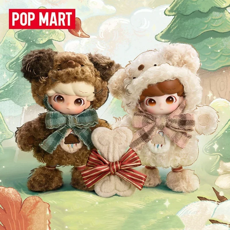 

POPMART DIMOO Tiny Puppy Series 1/8 Blind Box Mystery Box Guess Bag Toys Doll Cute Anime Figure Desktop Ornaments