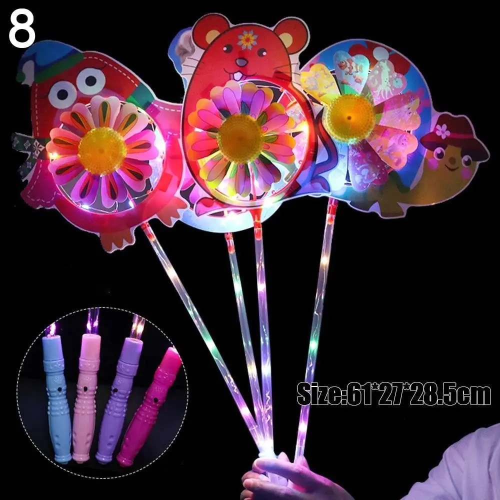 子供用 家庭菜園 カラフルなひまわり風車 レイアウト風車 プラスチック風車 DIY風車