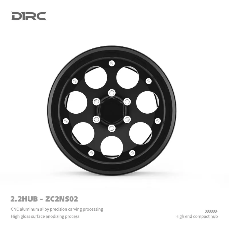 D1RC Icebreaker 2,2 Polegadas Peso 60g Metal Escalada Carro Simulação Cubo de Roda TRX4 SCX10 Terceira Geração