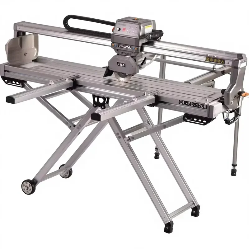 High-Accuracy Wholesale QL-ZD-1200 Automatic Electric Marble Tiles Cutting Machine Motor Pump 220V 1200mm Max Cutting Length