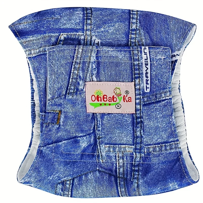 1pc Belly Band Diaper for Male Dogs, Pet Dog Clothes, Small Medium Size Dog Belly Wrap Leakproof Washable