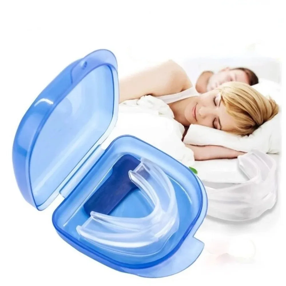 Moldable Night Mouth Guard for BruxismTeeth Custom Fit Dental Gum Shield Anti Clenching Sleep Teeth Protector with Storage Box