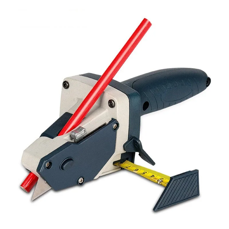 Manual Gypsum Board Cutting Tool Portable Drywall Cutter With Measuring Ruler And Replaceable Blades For Home Decoration Plaster