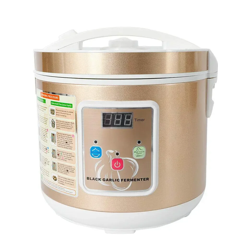 L # 5L Automatic Black Garlic Machine 5L 12-15 Yeast Fermented Garlic 90W Automatic Fermentation Tank For Black Garlic -5 L-90 W