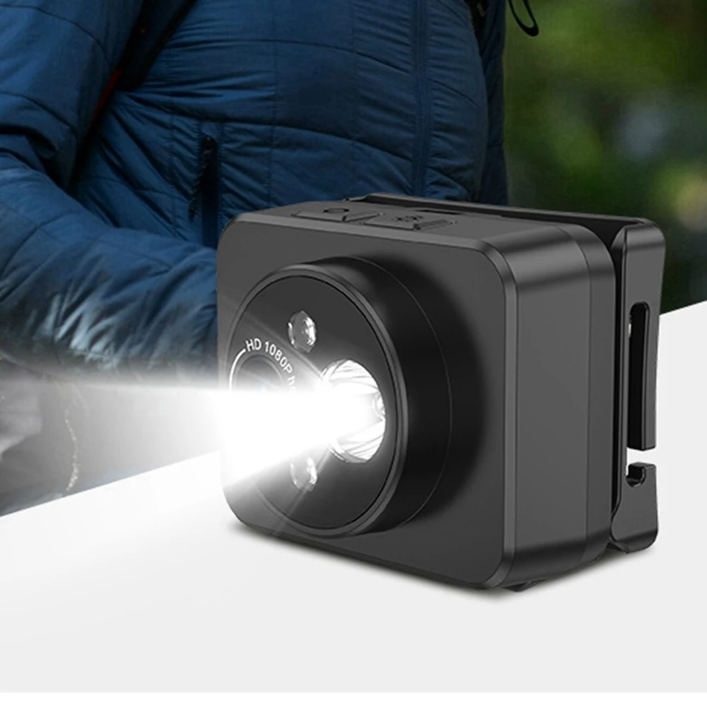 Head-Mounted Sports Camera HD PTZ Anti-Shake Camera Short Video Cycling Outdoor Video Recorder Vlog Recorder YDH