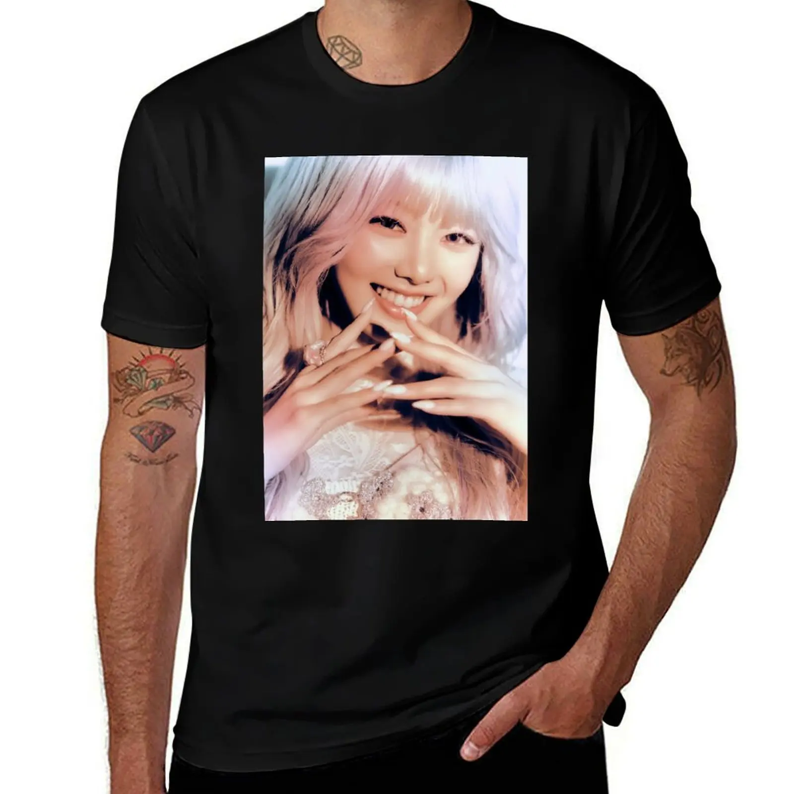 

HINATA of xg kpop T-Shirt Comfortable Basic Crew Neck Tee