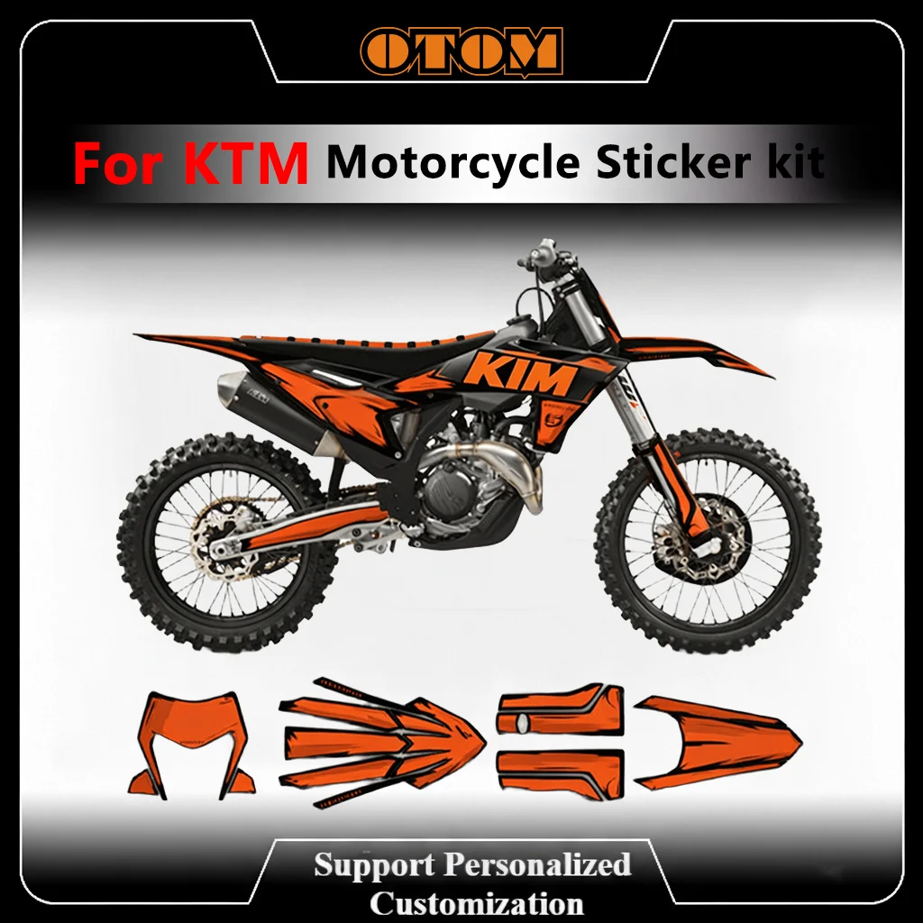 

Набор голографических хромированных наклеек для мотокросса KTM EXC EXCF XCW SX SXF (2024-2026) с индивидуальным дизайном