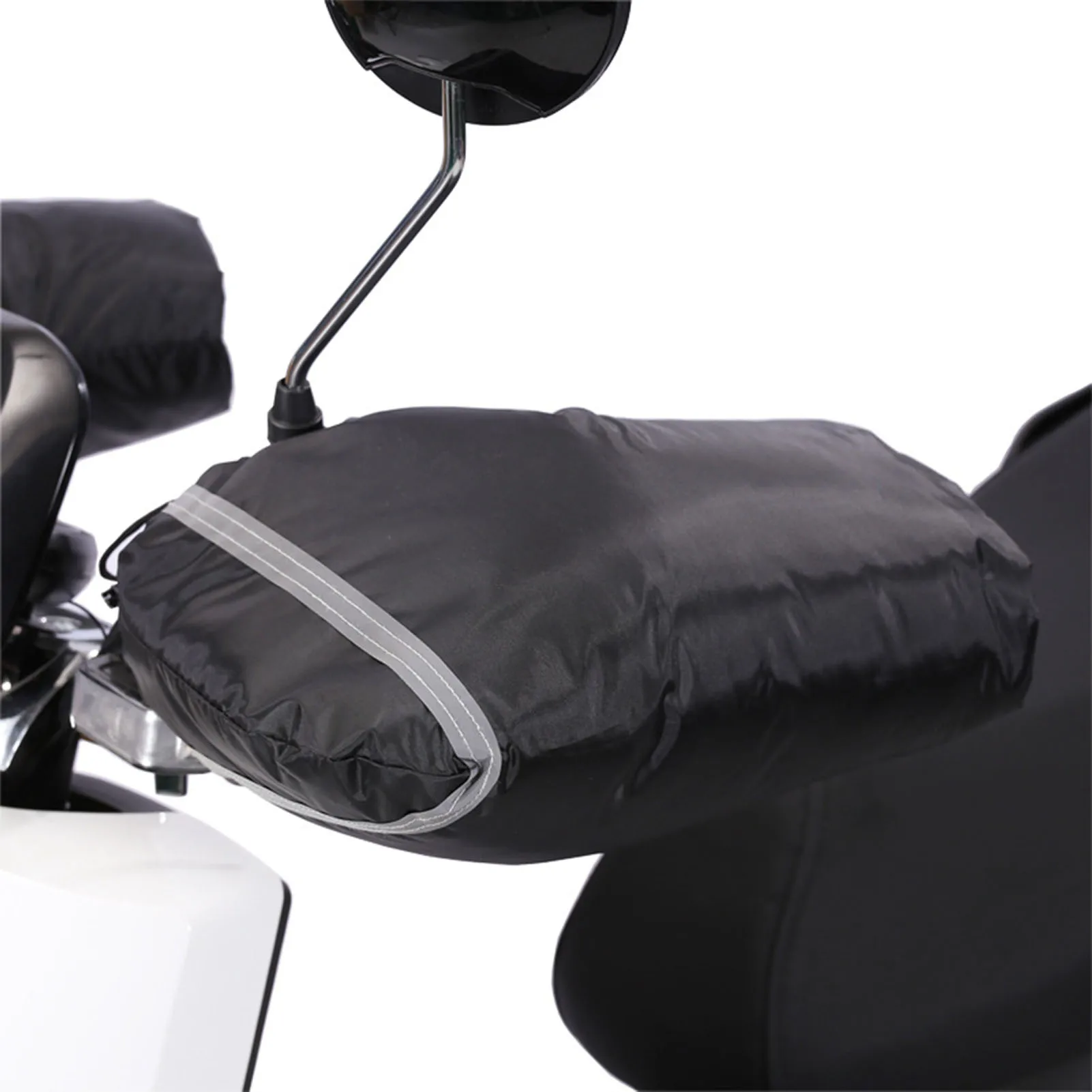 Universal motorcycle handlebar muffs windproof waterproof winter blue white black