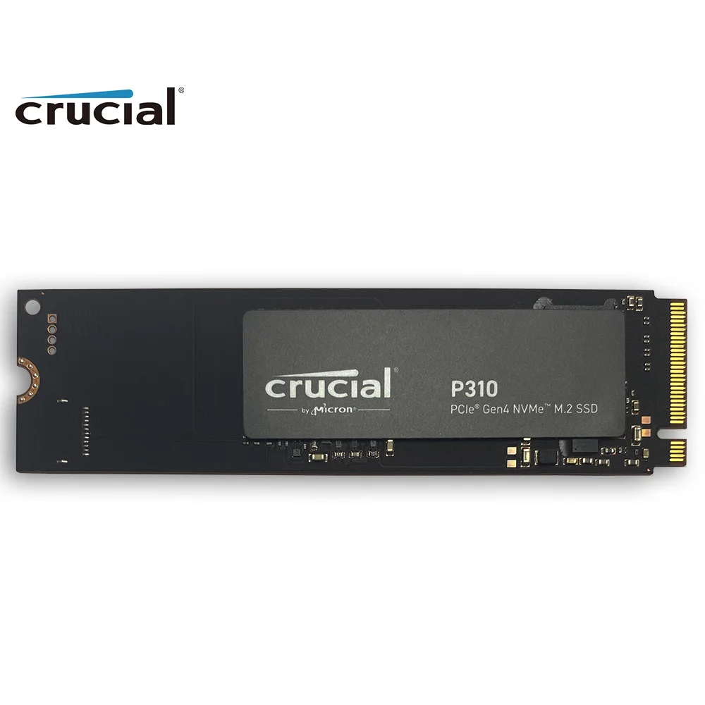 

Crucial SSD P310 M.2 2280 1 ТБ 2 ТБ PCI-Express 4.0 x4 NVMe 3D NAND Внутренний твердотельный накопитель — до 7,100 МБ/с