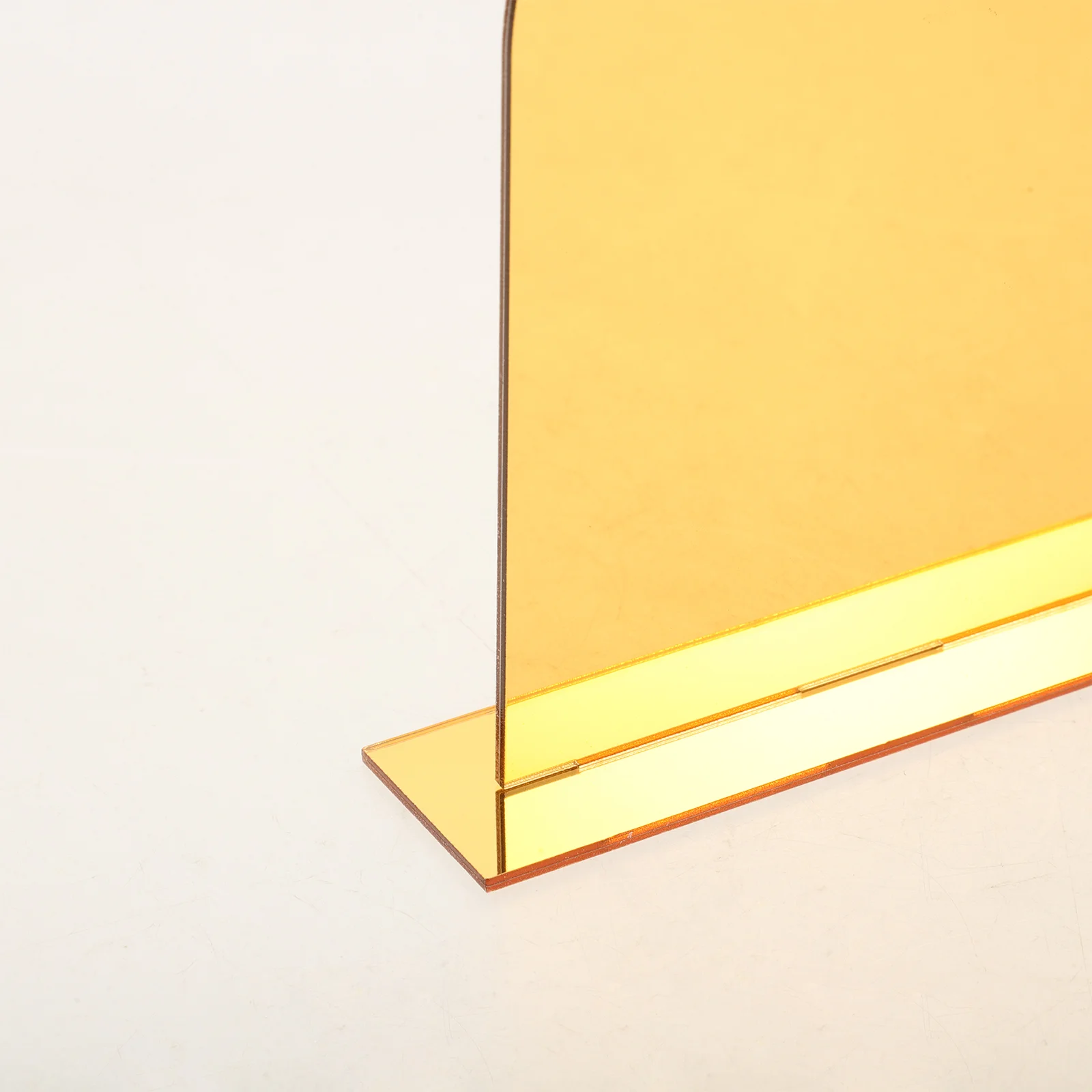 2 Pcs 데스크탑 파일 주최자 사무실 북엔드 선반용 빛나는 아크릴 스토퍼