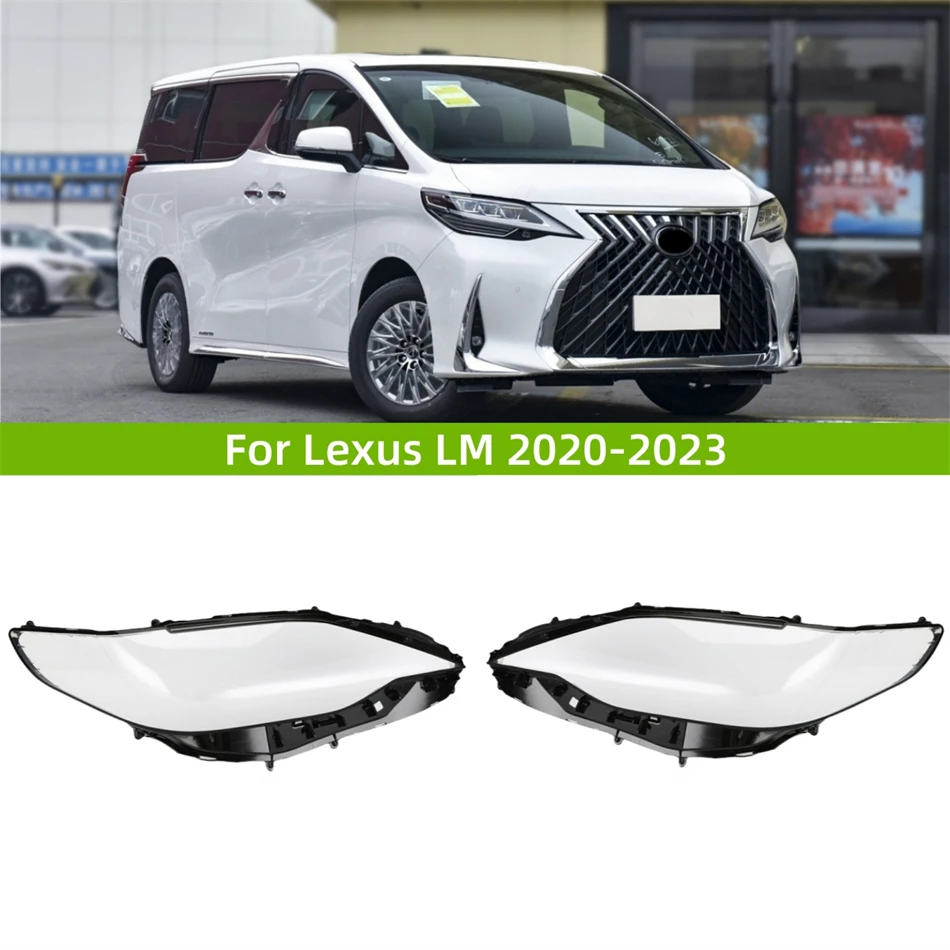 

For Lexus LM 2020 2021 2022 2023 Auto Accessory Lampshade Headlamp Housing Car Front Headlight Lens Cover Lights Shell