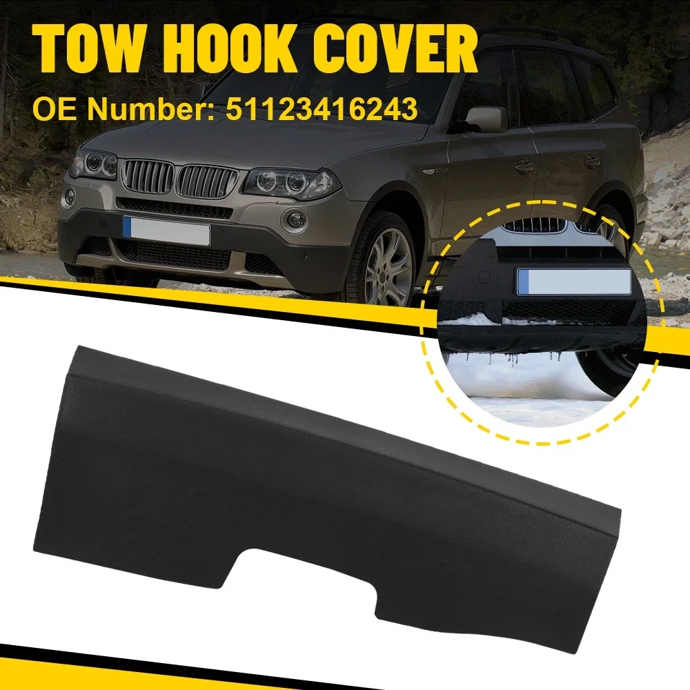 Rear Bumper Tow Bar Hole Cover Cap For BMW E83 X3 2007-2011 51123416243 Rear Traction Cover Replacement-Car-Accessories New