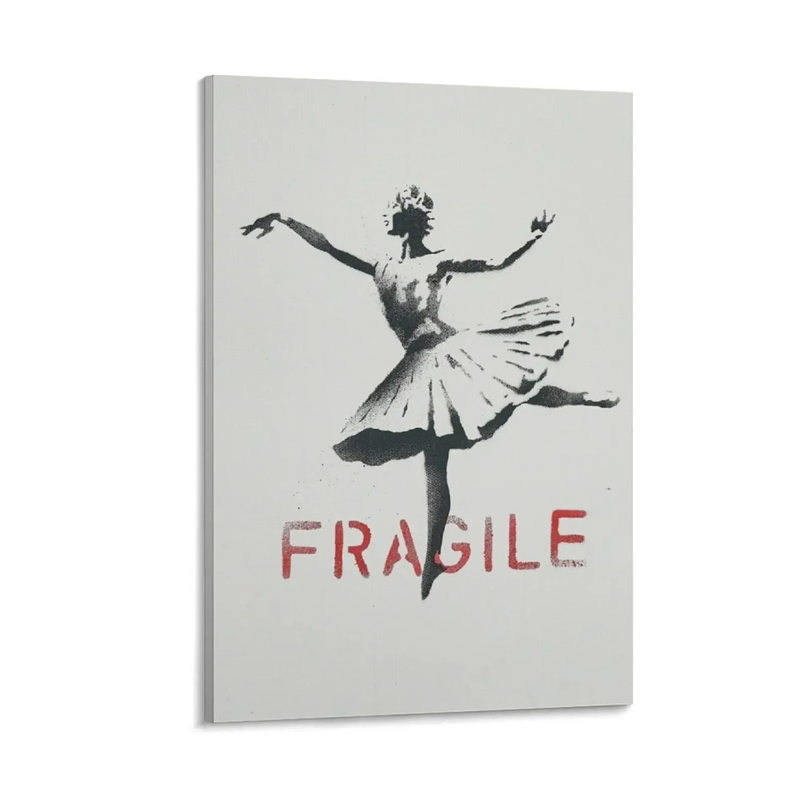 

Banksy Ballerina Fragile Canvas Painting decor interior paintings anime posters stickers & posters