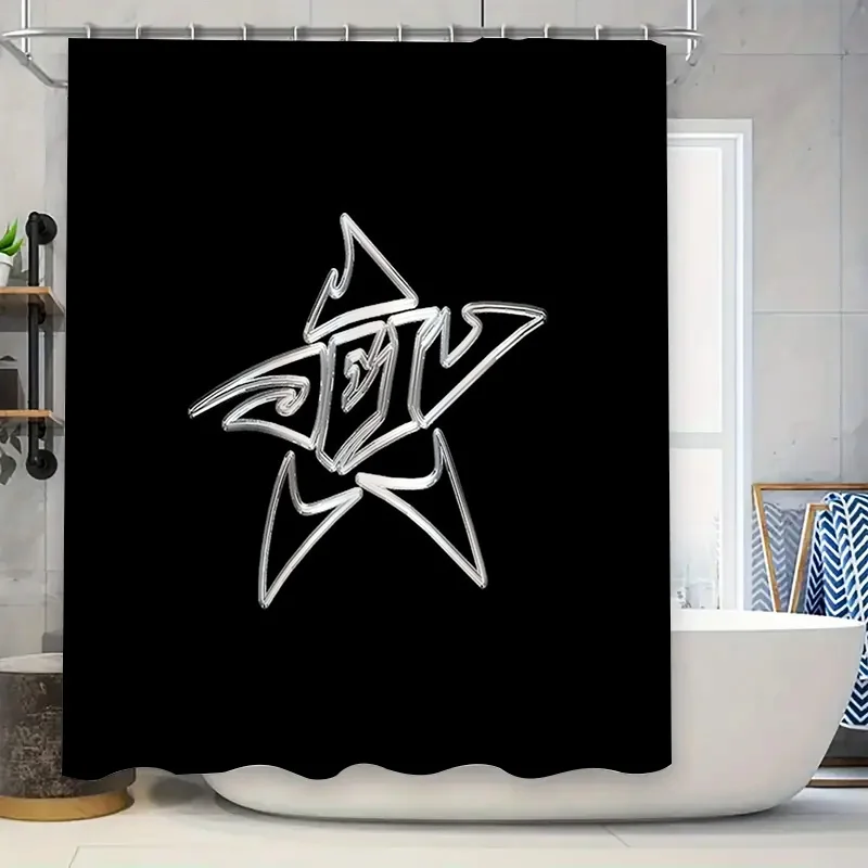 

Bathroom Shower Curtain Set Waterproof Modern Abstract Art Decor Liner Backdrop Vintage Floral Farmhouse Coastal Home Textile