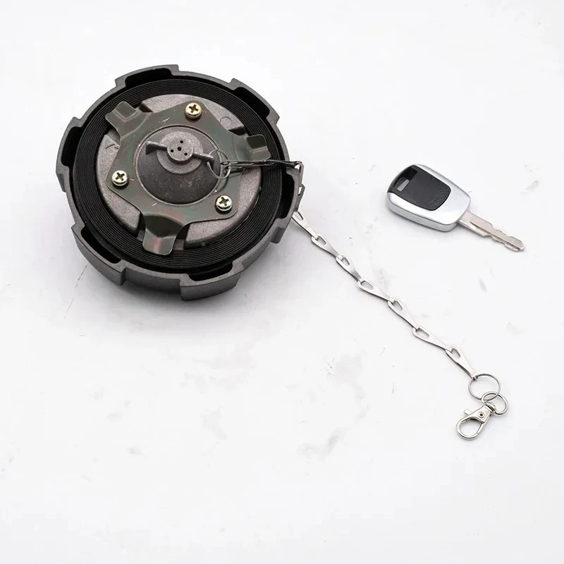 Engine Cover Fuel Tank Cap With 1 Key For Hyundai Excavator R-9 R210-9 32M9-02130 31M9-02130