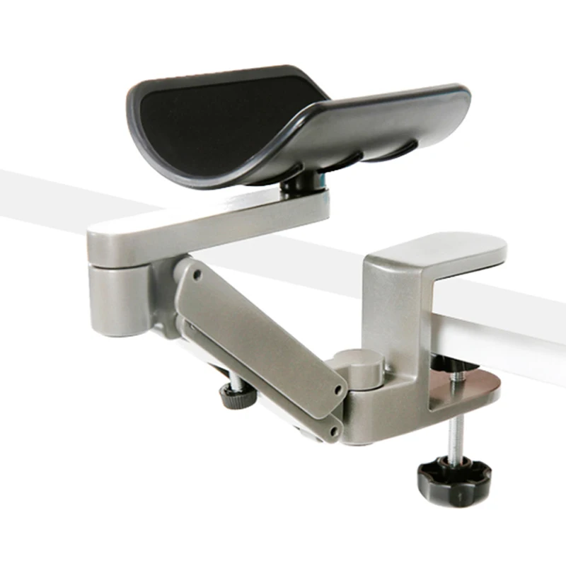 

Металлическая регулируемая подлокотник, поддержка запястья, расширенный коврик для мыши, подлокотник для компьютера, эргономичный комфортный коврик для рук, защита плеч