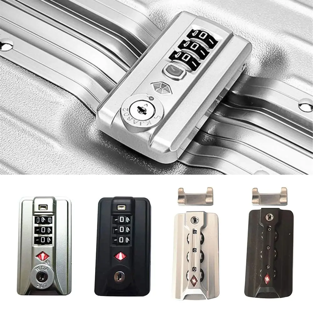 Replacement 3 Digit Combination Lock Anti theft Security Tool Customs Password Lock Lock Catch Suitcase Luggage Coded Lock